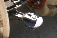 (Spring mounted odometer wheels for distance measurement) Caliper/Geometrical inspection tool