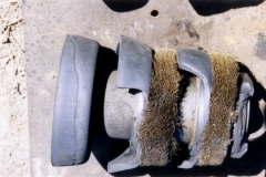 Cleaning tool damaged by a valve that was not fully open