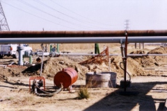 Temporary wash facility for cleaning tools