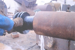 Removal of the tool from the test rig