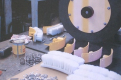 Preparing to fit brushes