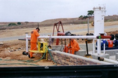 RRC personnel conducting pressure test