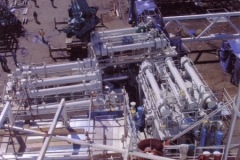 Compressor on the quay side prior to installation